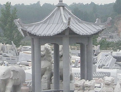 石雕凉亭制作是如何选择材质的?